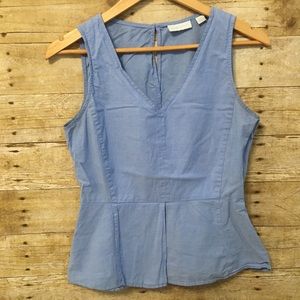 New York & Company baby blue shirt